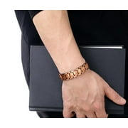 Magnetic Copper Bracelet for Men, 99.99% Pure Copper Bracelet with Magnets, 8.6 Wristband Jewerly Gift