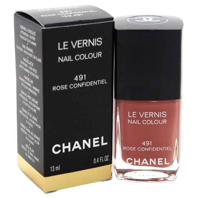 Chanel Le Vernis Nail Colour # 491 Rose Confidentiel 0.44 oz Nail ...