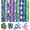 Tie-dye color, variant on HTV Chameleon Heat Transfer Vinyl Bundle 9 Packs 12"x10" Iron  Vinyl for T-Shirt 9 Assorted Chameleon Gradient Change Color PU HTV Sheet, DIY Design for T-Shirt