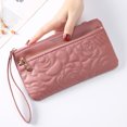 thumbnail image 1 of Portefeuille à Fermeture Éclair Mode Sac à Main pour Femmes Sac à Main Pochette Porte-Cellulaire Porte-Cartes Grande Capacité Sac à Main, 1 of 6