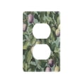 thumbnail image 3 of Switch Panel Switch Decoration 2.76x4.53x0.28 Inches Unused Outlet Cover Switch Plate Wall Plates Living Room Kitchen Bedroom Study Switches Colored Plum, 3 of 8