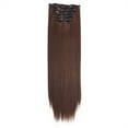 thumbnail image 2 of Guoxxzi Fashion Hair Long Clip In Hair Extensions Full Straight Wig, 2 of 4
