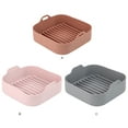 thumbnail image 4 of Bewildely Freidora de aire, olla de silicona, cesta para horno, pollo frito, Pizza, hornear, sartén de repuesto lavable, cocina para el hogar, accesorios Herramientas y accesorios para hornear Rosa Bewildely HA059263-02, 4 of 6