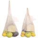 thumbnail image 1 of Bolsa De Compras De Malla De Hilo De Algodón Reutilizable Bolsa De Frutas Bolsa De Compras Bolsa De Malla De Compras - Beige. Afortunado Sencillez, 1 of 5