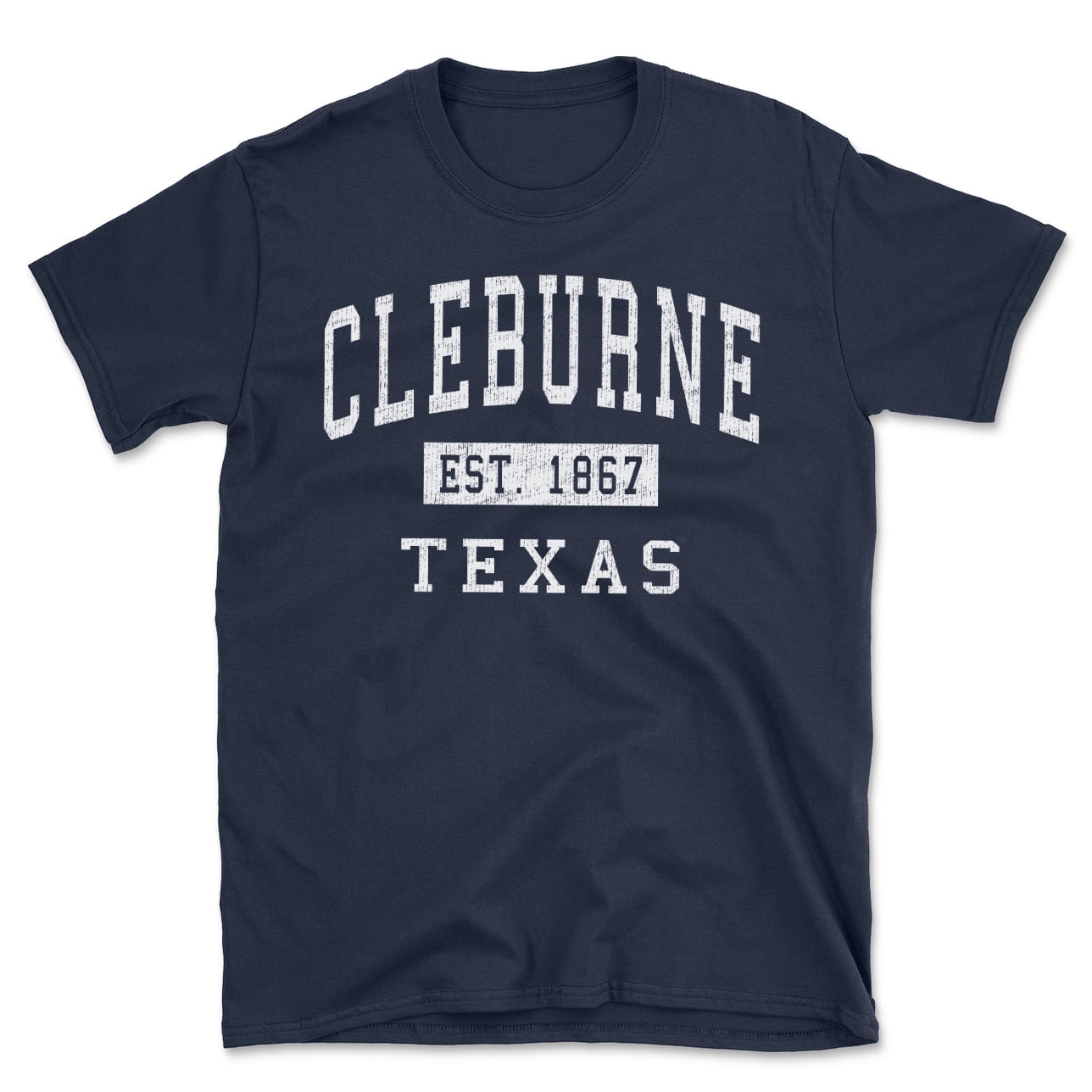 Cleburne Texas Classic Established Men's Cotton T-Shirt - Walmart.com