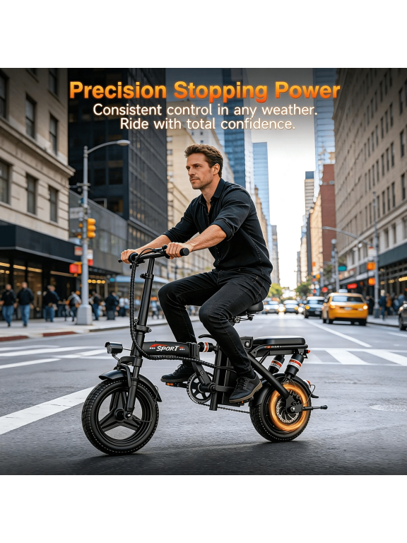 Multiple models of foldable 500W electric bicycles, 19.9MPH dual suspension disc-braked electric bicycles,Class 2, UL 2849
