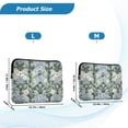 thumbnail image 4 of FORMRS 15"-15.6" Laptop Sleeve Protective Case Soft Carrying Quilted Computer Bag Cover, Blue Blossom, 4 of 7