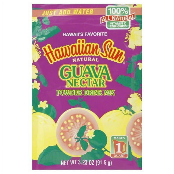 Hawaiian Guava Nectar Powder Drink Mix, 3.23 Oz.