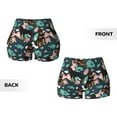 thumbnail image 6 of Yiaed Rottweiler Print Women's Athletic Shorts Running Shorts Sporty Short High Waisted Elastic Workout Shorts for Yoga Gym Running & Sports -X-Large, 6 of 8