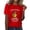 Red, variant on WeikingpSummer Tops For Women Womens Tshirts Graphic Womens Fashion Workout T Shirts Athletic Plus Size Tops Summer Trendy Clothes Short Sleeve Spring Tee Shirts for Teens Girls Beige L Clearance!