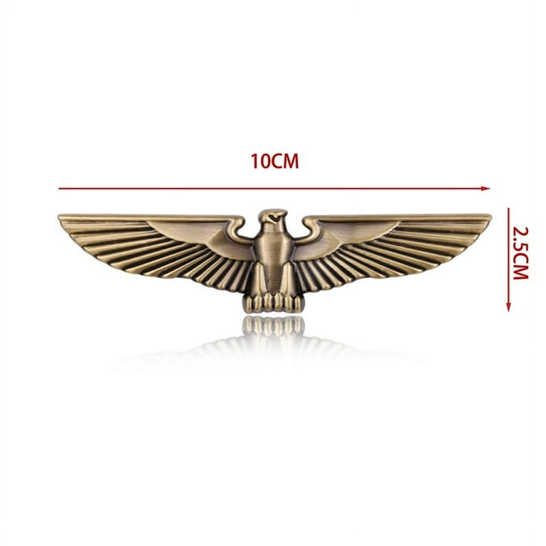 Universal 3D Car Stickers Metal Eagle Badge Decoration Cars Body Side Mark