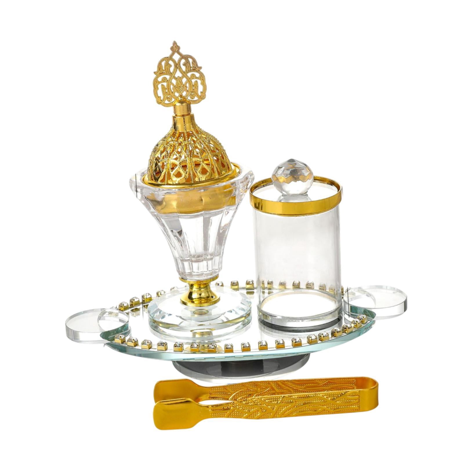 Esquirla Arabic Incense Burner Incense Holder New Year Gift Home Decor Home Fragrance Table Centerpiece Ornament Figurine for SPA