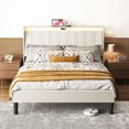 thumbnail image 6 of Queen Size Upholstered Platform Storage Bed Frame with 4 Drawers and LED Light,No Box Spring Needed, 6 of 10
