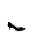 thumbnail image 2 of Jewel Badgley Mischka Enola Velvet Kitten Heel Pumps, 2 of 7