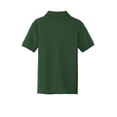 thumbnail image 6 of Port Authority Youth Core Classic Pique Polo-XL (Deep Forest Green), 6 of 6