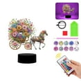 thumbnail image 2 of DIY Diamond Art Painting Creative Design 7-color Dimming Home Decoration Night Light Lighting Ornaments (Double-sided Diamond)-BN13, 2 of 9
