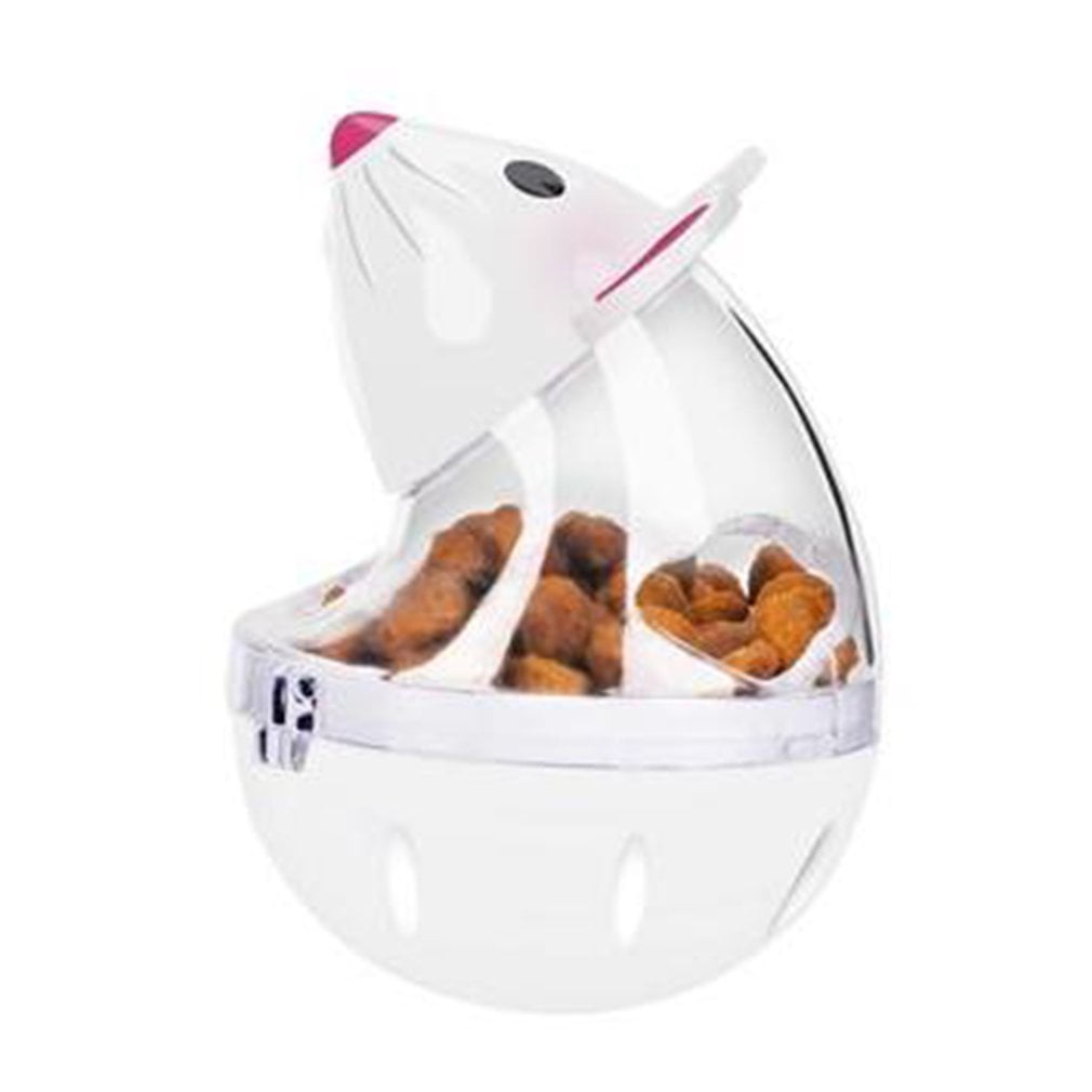 MAIF Small Cat Food Balls Slow Feeder Toy Mice Tumbler Shaped Pet Treat