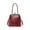 Wine, variant on Blueek Vintage Inspired Soft Leather Crossbody Shoulder Bag for Women - 8x7 Inch - Spring Nostalgic Design Handbag,Wine