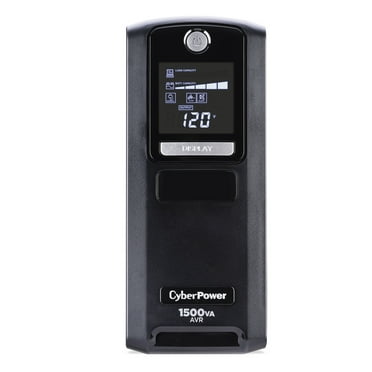 CyberPower LX1500GAVR - 1500VA/900W Black Battery Backup UPS System with 10 Outlets and 6 ft Cord