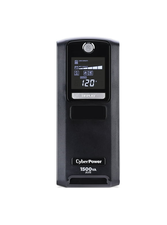 CyberPower LX1500GAVR - 1500VA/900W Black Battery Backup UPS System with 10 Outlets and 6 ft Cord
