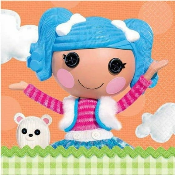 Napkins - Lalaloopsy - Small - Paper - 2Ply - 16ct - 10 X 10 in