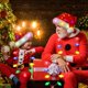 thumbnail image 4 of Juego de 1-3 luces navideñas de colores con gorro de Papá Noel y collar de luces navideñas con bombilla Navid Noel, regalos de disfraces de Año Nuevo, gorros navideños para adultos/niños, 4 of 4