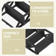 thumbnail image 3 of HINTRMENT 2pcs Model Display Shelf Black Plastic Storage Rack For Hobbyists Small Apartment Use, 3 of 8