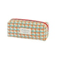 thumbnail image 1 of Meitianfacai Checkered Cosmetic Bag and Makeup Brush Storage Bag - Large Capacity Travel Toiletry Organizer, 1 of 6