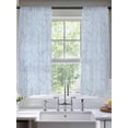 thumbnail image 2 of Blue Branches Sheer Curtains 72 Inch Length 2 Panels Set, Vintage Art Farmhouse Voile Window Treatment Rod Pocket Curtains Sheers Drapes for Bedroom/Living Room/Kitchen 52"x72"x2, 2 of 7