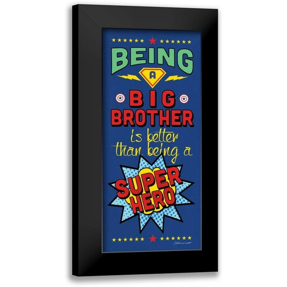 Marrott, Stephanie 8x14 Black Modern Framed Museum Art Print Titled - Big Brother