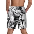 thumbnail image 2 of Lsque Mens Swim Trunks Capybara Riding Bicycle Pattern - Bathing Suit Compression Liner - Beach Swim Shorts Swimwear - (S-3XL) - Stretch Quick Dry -X-Large, 2 of 9