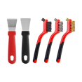 thumbnail image 3 of Wire Brush Set Complete Cleaning for chen Rust Removal Paint Remover 5 pieces, 3 of 9