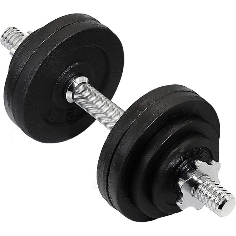 65 Lbs Adjustable Dumbbells Set Solid Cast Iron Weight Plates