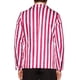 thumbnail image 3 of INSPIRAR CHIC Traje de Hombre a Rayas de Un Solo Botón Ajustado Casual Rayas Verticales Blazer L Rojo Blanco, 3 of 5