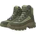 thumbnail image 2 of Men's Waterproof Work Boots with Side Zipper – Non Slip Orthopedic Hiking Shoes, Lightweight Tactical Combat Boot for Outdoor, Camping, Motorcycle & Work, 2 of 15