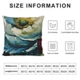 thumbnail image 5 of SHANXI Throw Pillow Covers Flowers Print Cushion Cover Soft Pillow Cases for Home Sofa Bed Chair Car Office Decorative 22x22in, 5 of 5