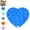 Blue, variant on Bisitoy Slow Feeder Dog Bowls, Heart Shape Silicone Suction Lick Mat for Pet Slow Eating