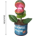 thumbnail image 4 of Plantas artificiales abandonadas en maceta, plantas realistas de piraña de imitación, plantas artificiales en maceta, resina de terror, flor de piraña, decoración de mesa para el hogar, 4 of 5