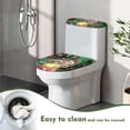 thumbnail image 5 of HELLHERO Christmas Cats Bell Polyester Toilet Lid Seat Cover & Stretch Fit Toilet Top Cover & Stretch for Gift Elastic Edge, 5 of 8