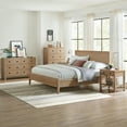 thumbnail image 3 of Alaterre Furniture Arden 5-Piece Bedroom Set with King Bed, Two 2-Drawer Nightstands with open shelf, 5-Drawer Chest, 6-Drawer Dresser, 3 of 12