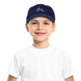 thumbnail image 6 of DALIX Father Son Bicycle Tricycle Matching Ball Cap Embroidered Hat Set in Navy Blue, 6 of 7