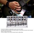 thumbnail image 3 of Puente De Guitarra, Puente De Bajo Eléctrico De 4 Cuerdas De Estilo Vintage, Altura Ajustable Para Practicar, 3 of 7