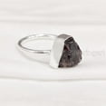 thumbnail image 2 of Natural Garnet Ring, Rough Garnet Gemstone Ring, January Birthstone, Plain Ring, 925 Sterling Silver, Womens Ring, Christmas, Thanksgiving, Handmade, Statement Jewelry, Rough Gemstone Jewelry, 2 of 5