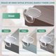 thumbnail image 5 of Protectores de esquinas de muebles transparentes de materiales no tóxicos, kit de seguridad para bebés adecuado para el hogar, la oficina, la cuna, la mesa de la chimenea, pegamento súper fuerte, 5 of 5