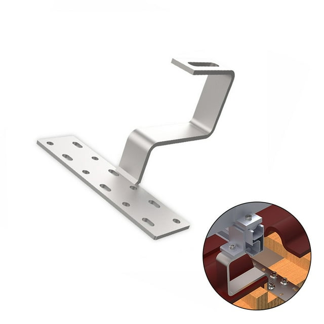 Lefu Crochet de Toit Pv Crochet Réglable pour Montage en Surface Support de Panneau Solaire Pv Solaire