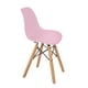thumbnail image 2 of Mesa de melamina Duduk cuadrada y 2 sillas Eames Infantil rosa, 2 of 3