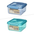 thumbnail image 1 of Sistema Ocean Bound Plastic Lunch Box Plus Cutlery, 1.2 L Food Storage Container, BPA-Free, Teal or Blue (Colour Not Selectable), 1 of 8