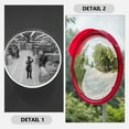 thumbnail image 3 of Phenofice Outdoor Traffic Wide Angle Lens Blind Spot Mirror for Driveway Safety Convex Mirror 1Pcs for Drivers, 3 of 8