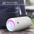 thumbnail image 4 of Altavoz Bluetooth Ortizan Portable IPX7 Resistente al Agua 24W Blanco, 4 of 7