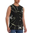 thumbnail image 2 of Balery Spiders On The Web Camisetas sin mangas para hombre, absorbe la humedad y protege contra el mal olor.-X-Large, 2 of 7